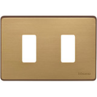 MAGIC - PLACCA CON VITI A 2 POSTI BRONZO