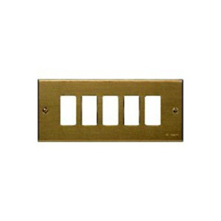 MAGIC - PLACCA CON VITI A 5 POSTI BRONZO