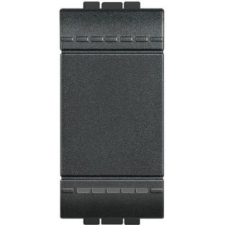 LL - PULSANTE 1P NO 10A 1M ANTRACITE
