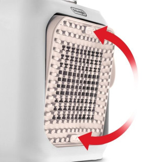 DeLonghi Capsule Desk HFX10B03 - Mini Termoventilatore Ceramico da Scrivania 360W Ultra Silenzioso