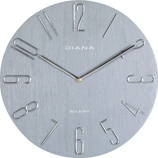 Orologio da parete Ø 30cm con movimento silenzioso e numeri in rilievo