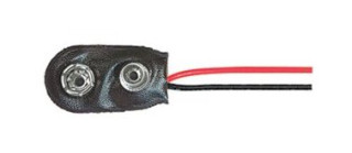 CONNETTORE PER PORTAPILE E PILE DA 9V