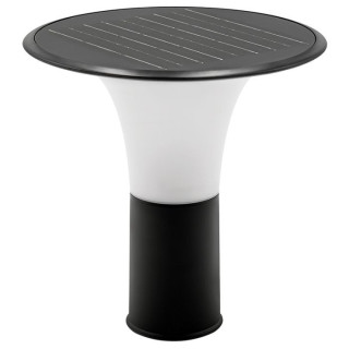 LAMPIONE SOLARE E-WAY TWIN-WHITE4000K-3000K NERO