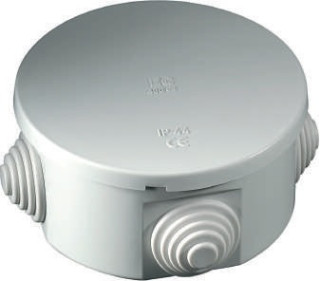Cassetta derivazione IP44 Ø80x40mm