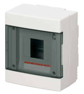 Centralino parete IP40 portella 4 moduli bianco