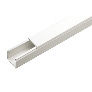 Minicanale con coperchio frontale 25x17mm bianco