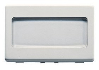 PULSANTE CON TARGA LUMINOSA (TIPO CAMPANELLO)