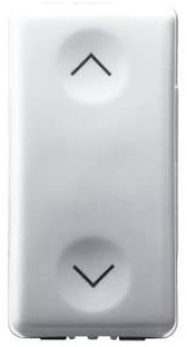 PULSANTE CON INTERBLOCCO SU - GIU' 1P NA+NA - 10 A. BIANCO AVORIO.
Confezione: 30/60pz.