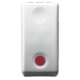 PULSANTE ARRESTO ROSSO 1P NC - 10 A - Aus. NA. BIANCO AVORIO.
Confezione: 30/60pz.