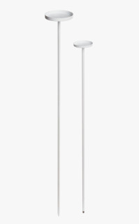 Supporto da giardino con 2 basi x candele altezza regolabile da 70cm a 1,3mt
