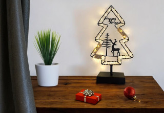 MPK Albero con Base H35cm MicroLed a batteria