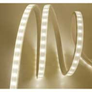 Striscia LED 220V IP65 8W/mt 3000°K bobina 10mt prezzo al mt