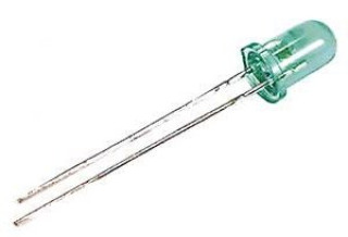 LED VERDE 5MM TRASPARENTE 30° 60MCD 2,2-2,5V