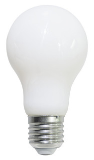 Lampada FILOLED goccia 8,5W opale bianco latte E27 3000°K