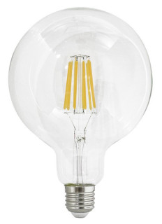 Lampada FILOLED GLOBO Ø125 11W chiara trasparente 2700°K