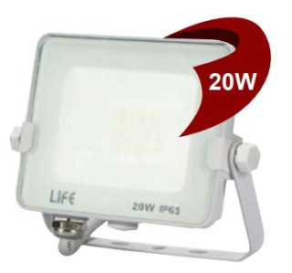 FARETTO SLIM BIANCO IP65, LED SMD Serie FA4