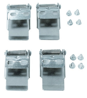 Kit staffe con molle per fissare pannelli LED 39.9P03 e 39.9P061 / 062 / 065 / 066 / 067 all’ interno di controsoffitti