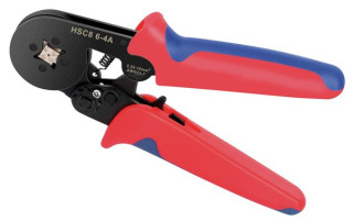 Pinza crimpatrice a cricchetto per capocorda a puntalini ( boccole isolate ) da 0,25 a 10mm²