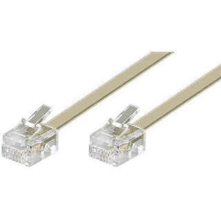 Cavetto telefonico plug/plug 6/4 5mt
