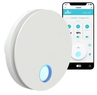 Aspiratore da muro Ø 100mm assiale con WI-FI e LED RGB