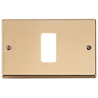 PLACCA BRONZO 1 FORO