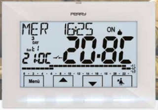 Cronotermostato settimanale da parete 230V