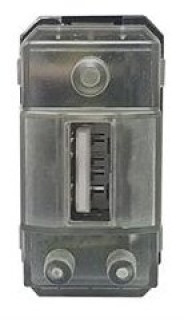 Caricabatterie da frutto universale USB A 1 MODULO 5V - 2A (FRONTALINI DISPONIBILI NELLA SEZIONE ACCESSORI)