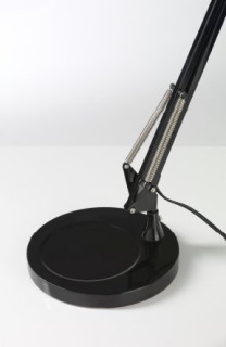 BASE IN METALLO NERA TONDA PER LAMPADA 4025  D.21 H.2.5CM