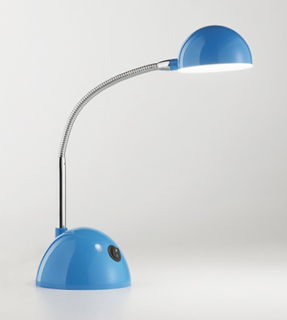 Lampada da tavolo base FLEX LED BLU 5W 500Lm  3000°K