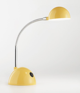 Lampada da tavolo base FLEX LED GIALLA 5W 500Lm  3000°K