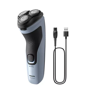 RASOIO 3T RICARICABILE AUT.40 MINUTI WET&DRY POWERCUT 4D FLEX PHILIPS