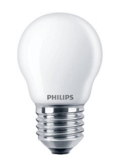 Lampada FILOLED sfera E27 opale bianco latte 2,2W 2700°K