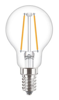 Lampada FILOLED sfera E14 2W 2700°K
