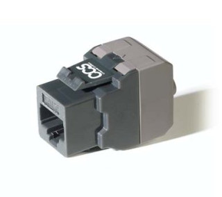 PRESA CCS EASYCRIMP C5E RJ45 UTP nera da completare con gli adattatori ( mascherine ) della serie civile montata