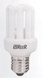 LAMPADA ELETTRONICA TUBOLARE CORTA E27 11W LUCE MEDIA 540 LUMEN