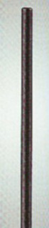 Palo in vetroresina nero Ø 60 1,5mt