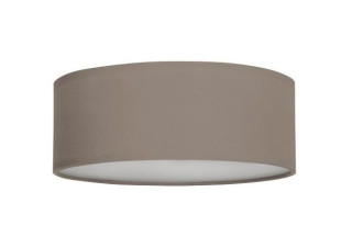 PLAF.LED MET/TESS/PLAST. MARRONE  2XE14 MAX 40W IP20