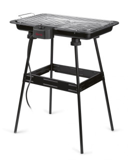 BBQ ELETTRICO 2200W+SUPPORTO H.70CM TEMP. REGOLABILE GRIGLIA 51X30CM GIRMI