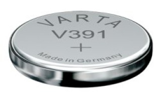 BATTERIA  V391 (HIGH DRAIN) OSSIDO D'ARGENTO 1.55V 40mAh  Ø1Q,6MM