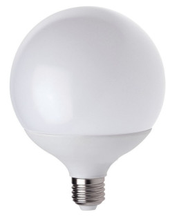 Lampada LED ABS globo Ø120mm 20W E27 3000°K 2500Lm 240°