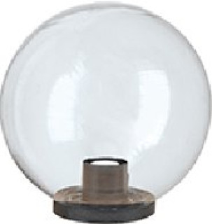Sfera Ø 25mm x palo Ø 60 in PMMA colore trasparente E27
