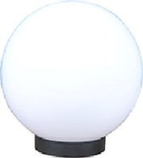 Sfera Ø 30mm x palo Ø 60 in PMMA colore opale bianco latte E27