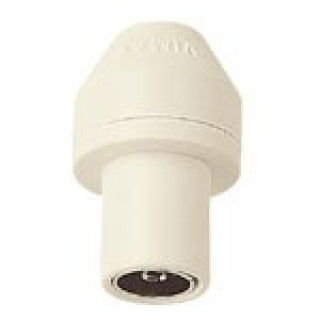 Presa TV °9,5 assiale avorio V6