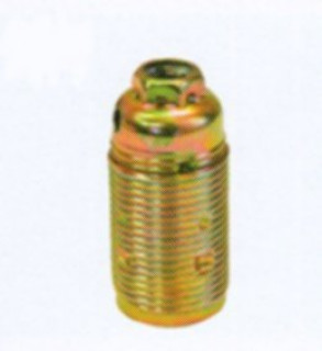 PORTALAMPADA E14 M10x1 cm+cpt/fil V5 CM+CPT/FIL OTTONE