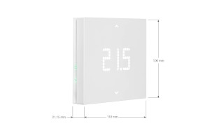 TERMOSTATO CONNESSO WIFI PARETE BIANCO