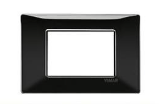 Placca 3M allum. viti nero