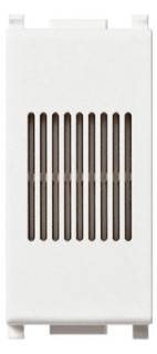 Suoneria/ronzatore 12V 50-60Hz bianco (  funzione settabile staccando e ruotando il coperchio di 180° )