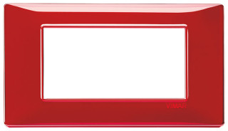 Placca 4M reflex rubino