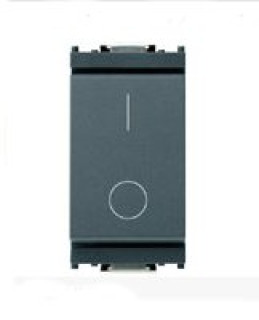 Interruttore 2P 16AX grigio