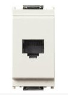 Presa connettore RJ11 bianco V5